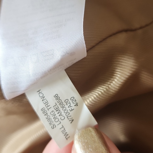 Banana Republic Twill Long Trench in Camel - Picture 7 of 7